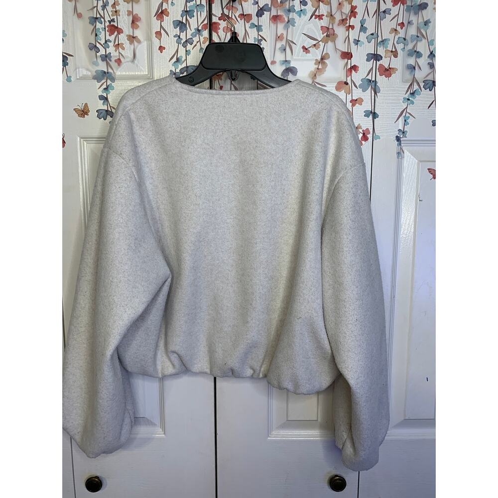 Ivory zip up jacket medium - Picture 3 of 3
